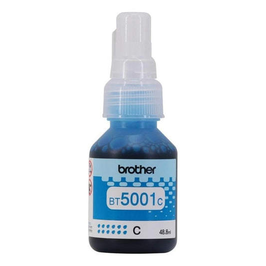 Botella de Tinta Brother Bt5001 Cyan Original Brother