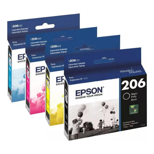 Pack Cartuchos Epson 206 Original XP-2101 Epson