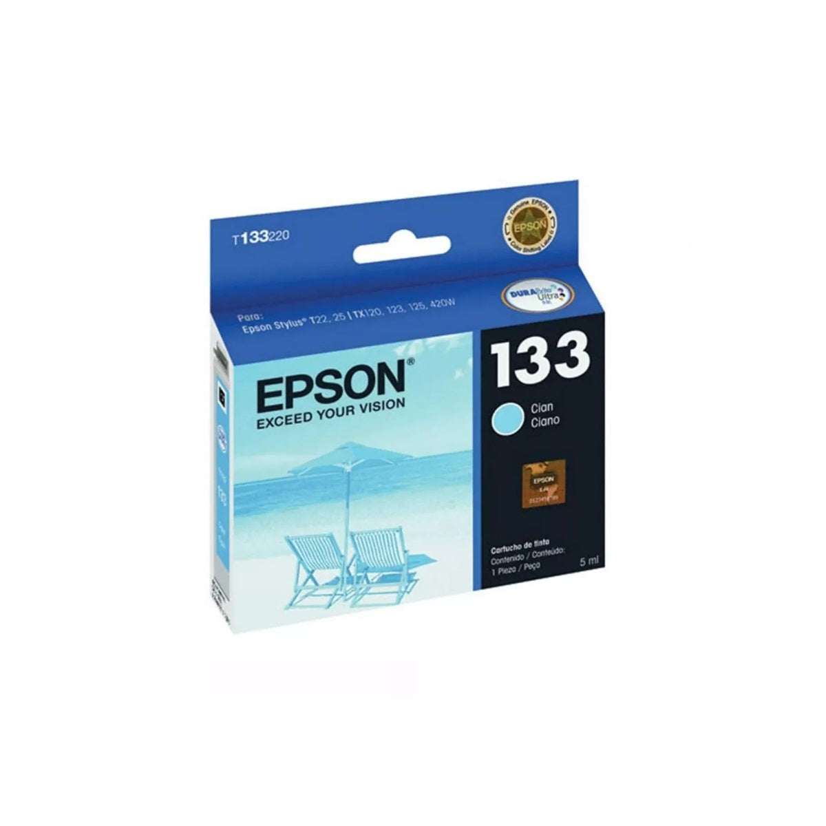 Cartucho Epson 133 Cyan Original-EPSON-tintas-para-impresora-en-santiago