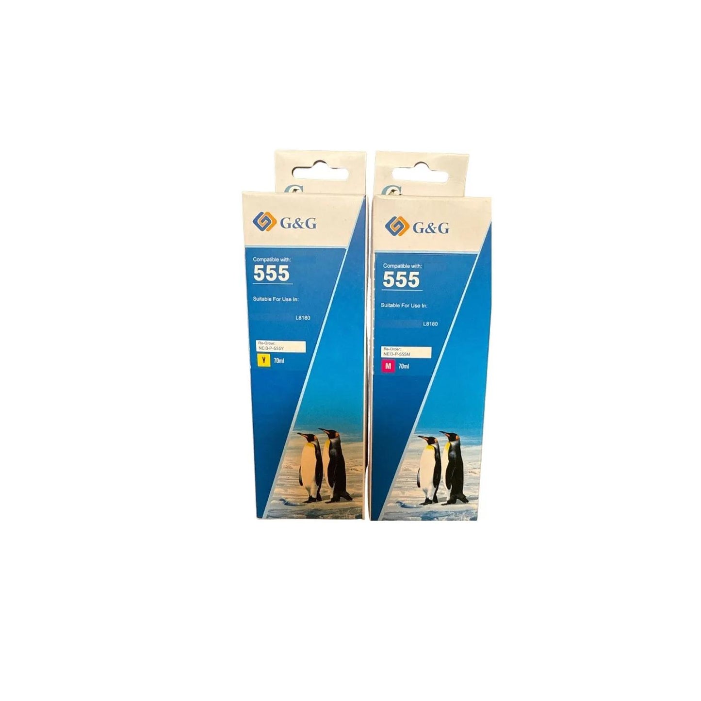 Pack Botellas de Tinta para T554/T555 Pack Alternativo Genérico