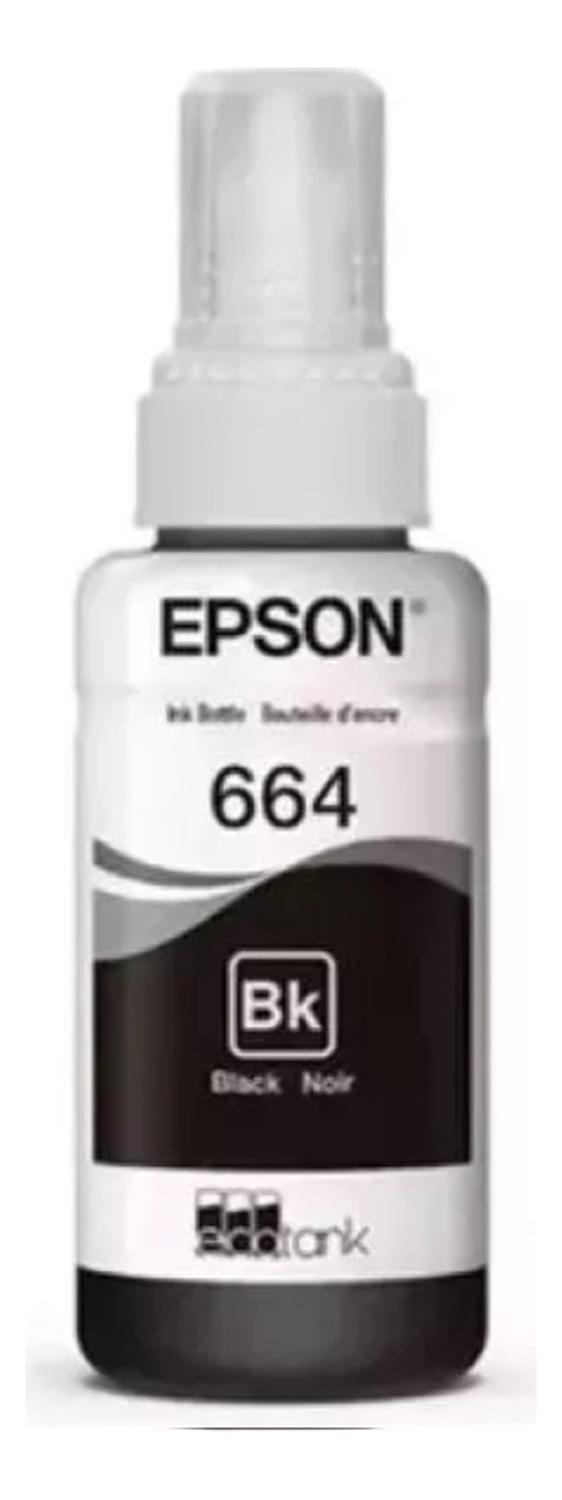 Botella Epson 664 Negro Original Epson