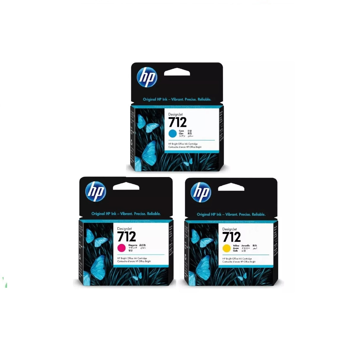 Pack 3 Cartuchos hp 712 M/C/Y Originales T210 T230 T250 T630-HP-tintas-para-impresora-en-santiago
