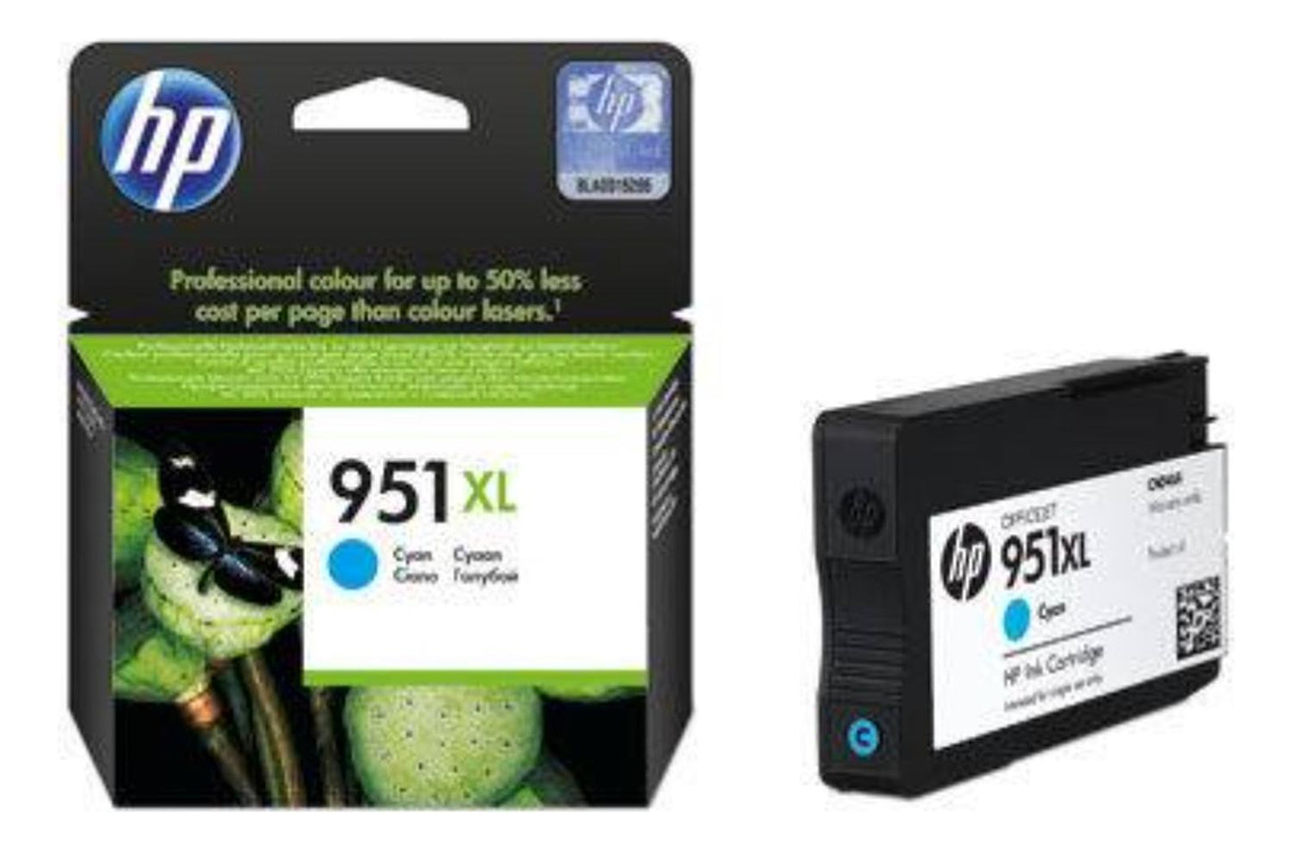 Cartucho Tinta HP 951XL Cian Original – Alto Rendimiento HP