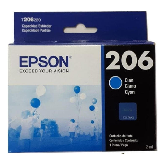 Cartucho Epson 206 Cyan Original Epson