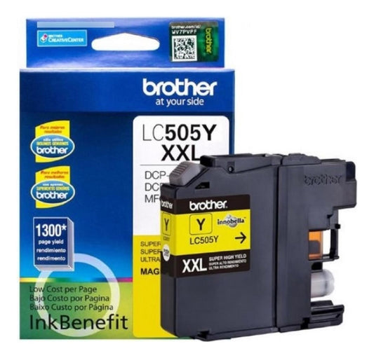 Cartucho de Tinta Brother LC505 Yellow Original Brother
