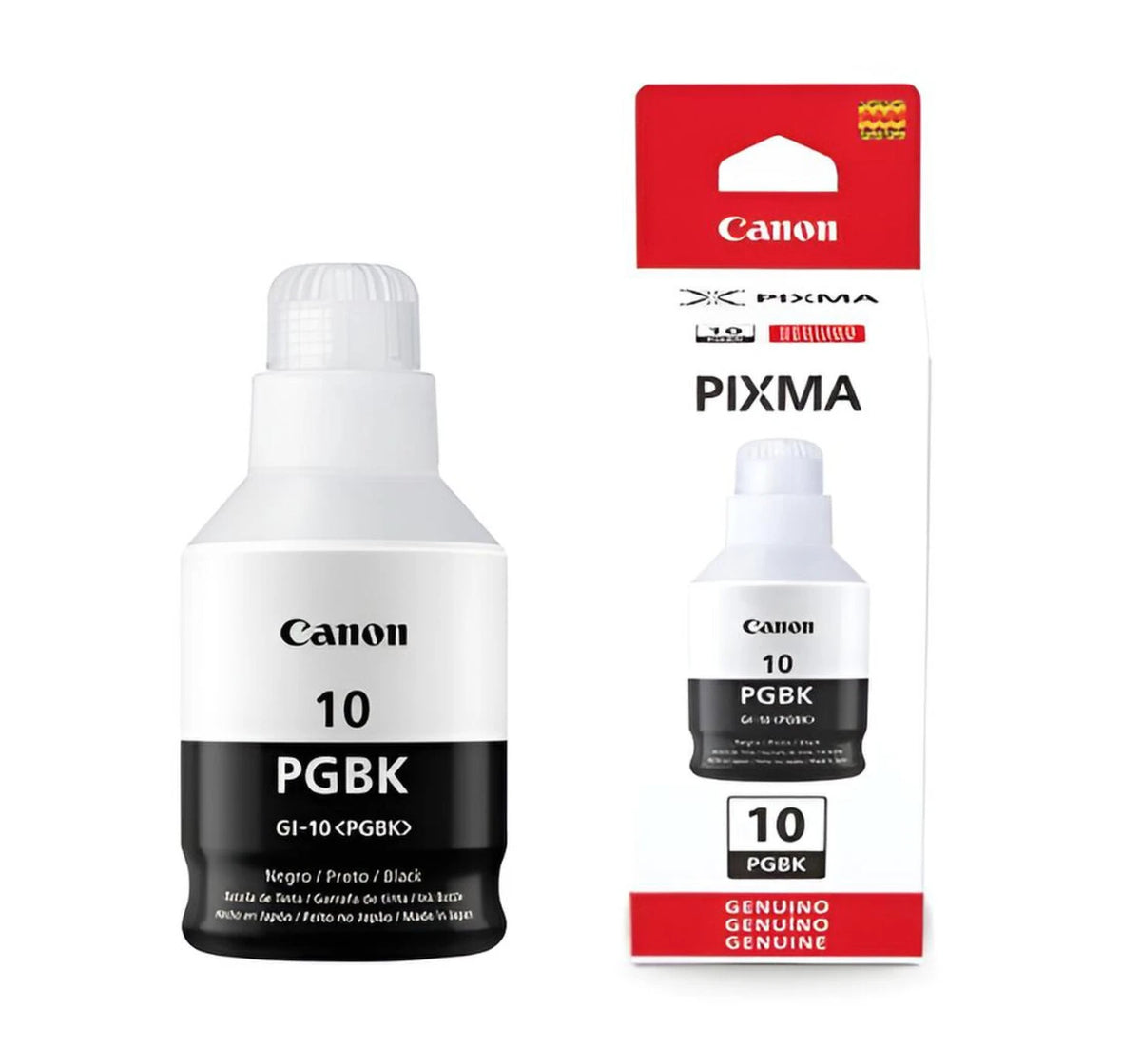 Botella de Tinta Canon GI-10 Negro Original