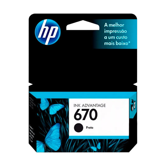 Cartucho de Tinta HP 670 Negro Original – vista 2