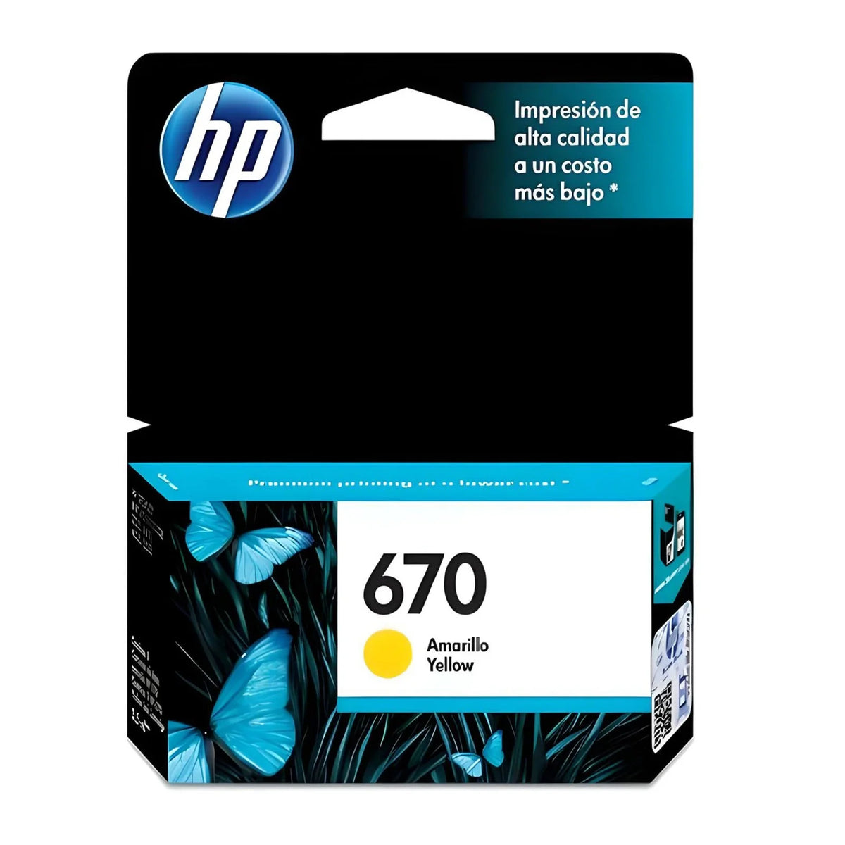 Cartucho de Tinta HP 670 Amarillo Original