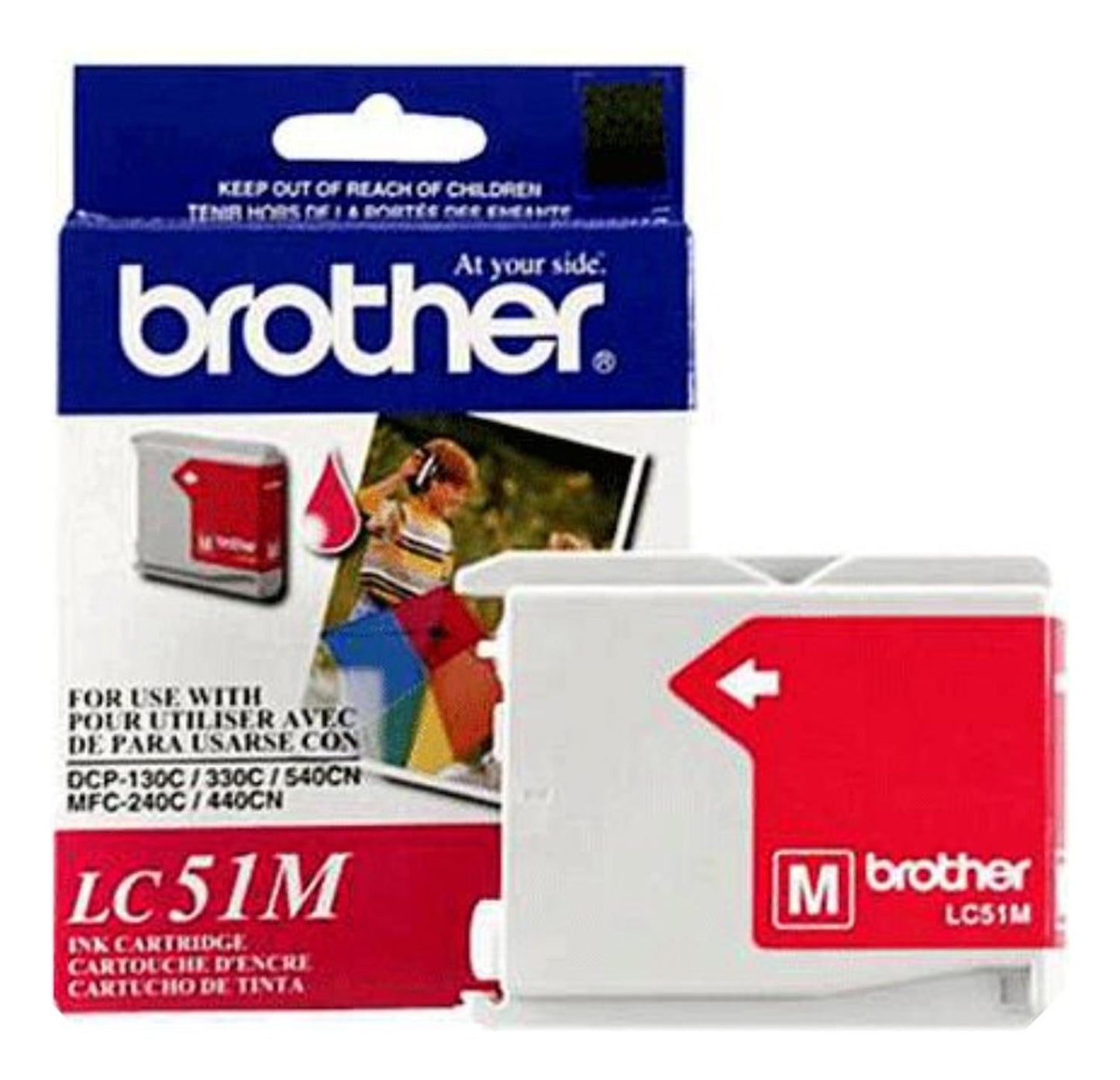 Cartucho de Tinta Brother LC51 Magenta Original Brother