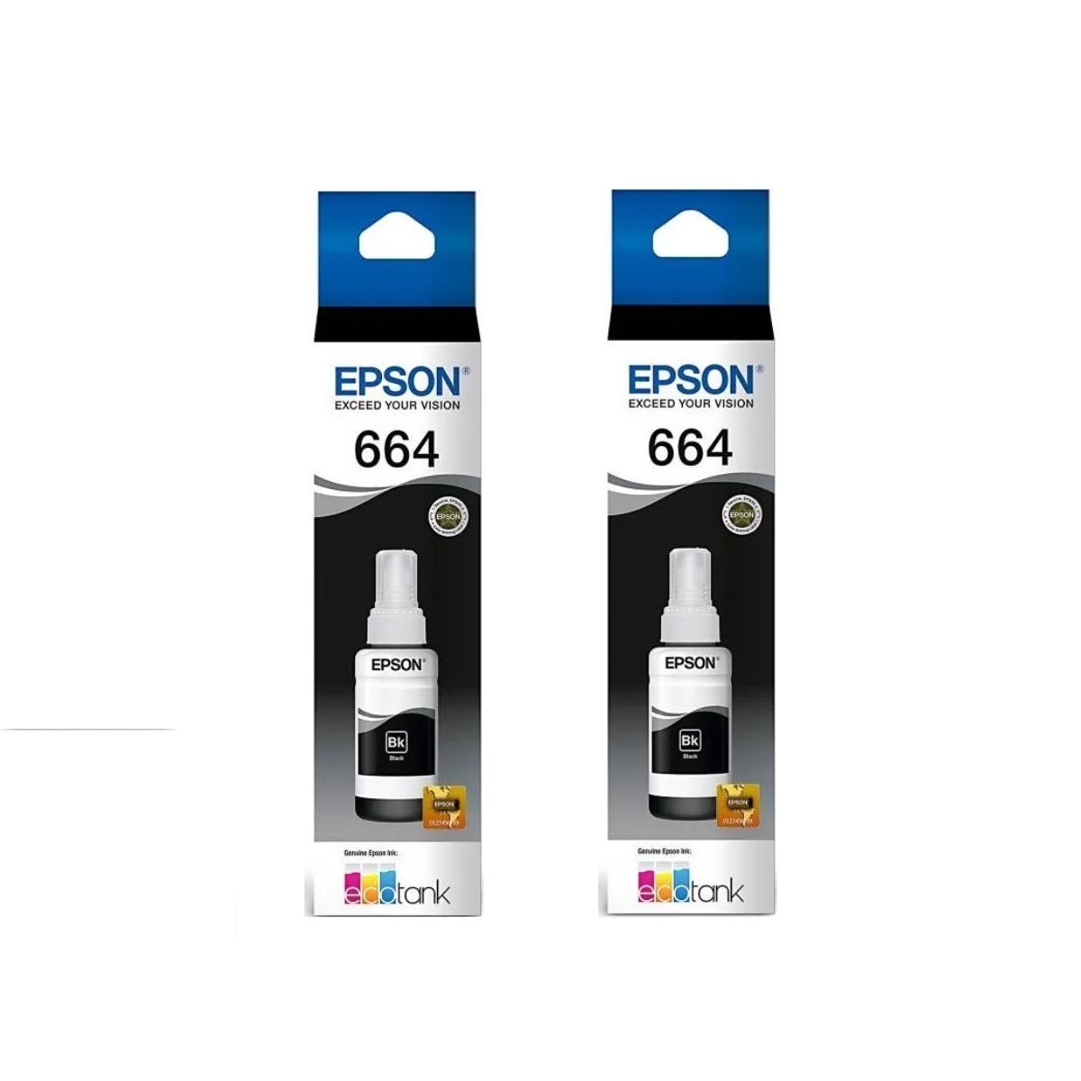 Pack 2 Tintas Epson 664 Negro Original-EPSON-tintas-para-impresora-en-santiago