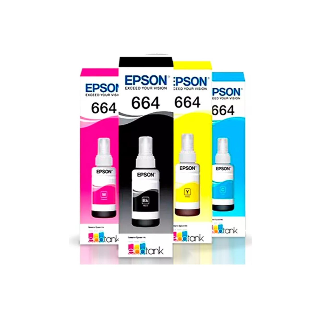 Pack Tintas Epson 664 Original N/M/C/Y-EPSON-tintas-para-impresora-en-santiago