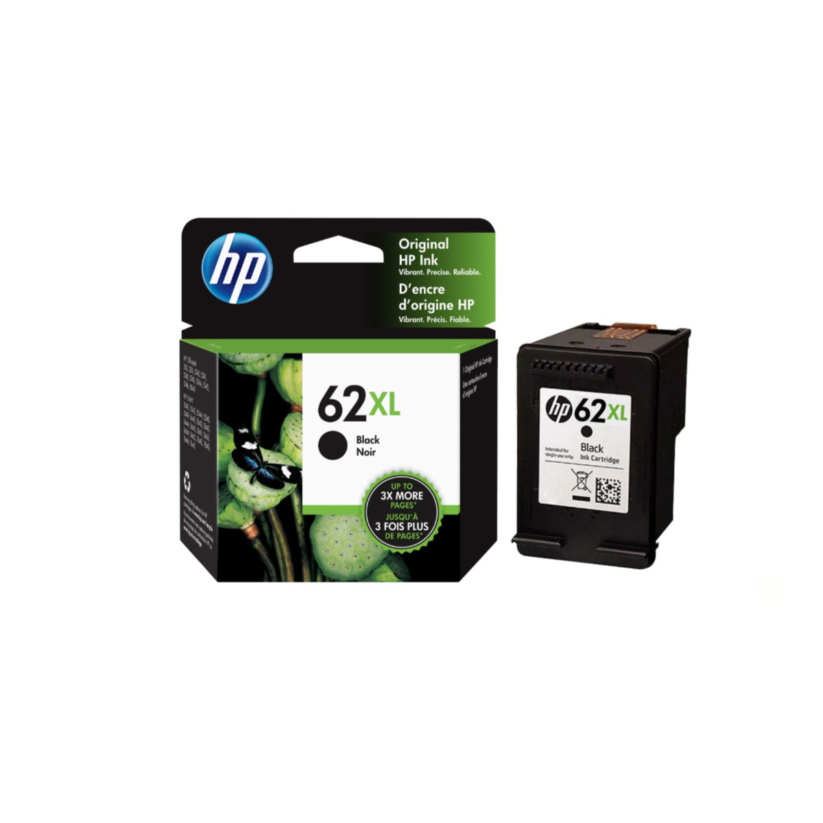 Cartucho hp 62XL Negro Original-HP-tintas-para-impresora-en-santiago