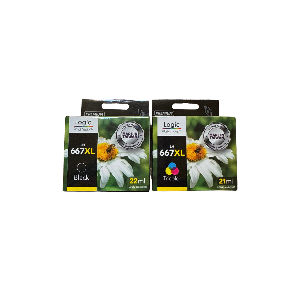 Pack Tintas Compatible para 667XL 1275/2374/2375/2376/2775-GENERICO-tintas-para-impresora-en-santiago