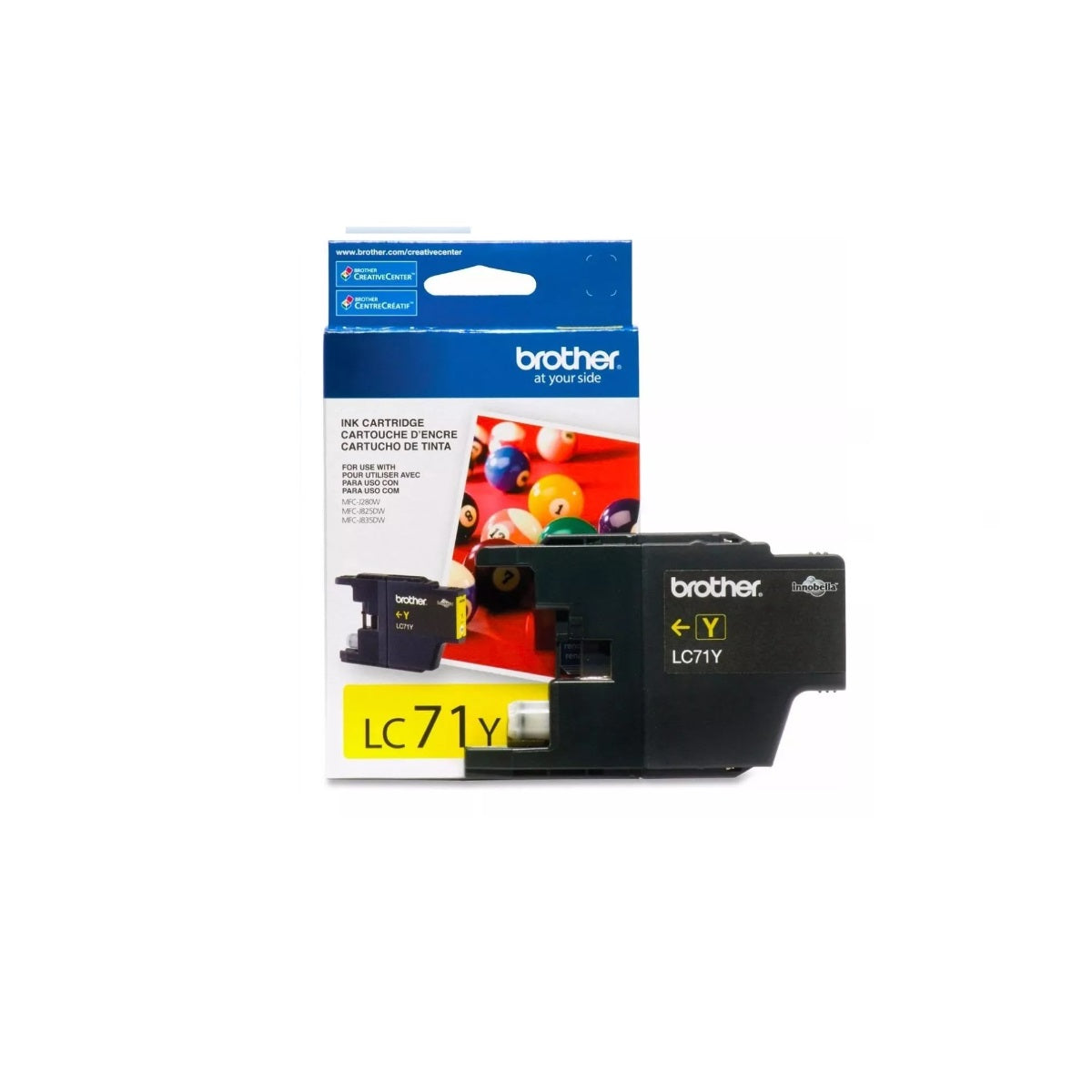 Cartucho Brother LC71 Yellow Original-BROTHER-tintas-para-impresora-en-santiago