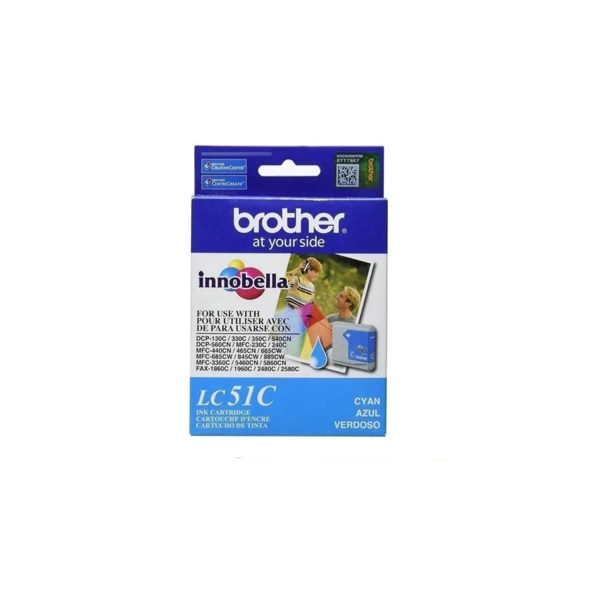 Cartucho Brother LC51 Cyan Original-BROTHER-tintas-para-impresora-en-santiago