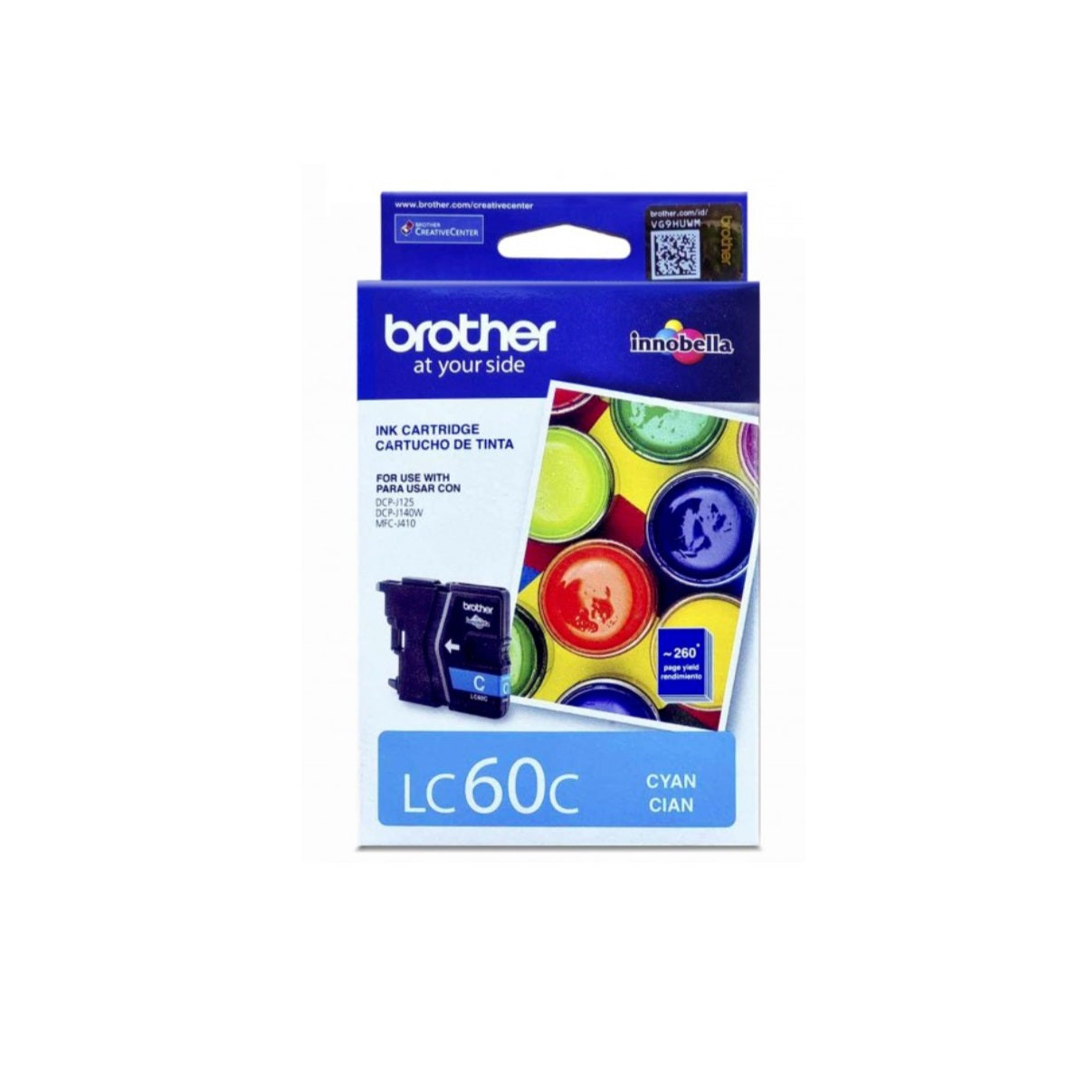 Cartucho Brother LC60 Cyan Original-BROTHER-tintas-para-impresora-en-santiago