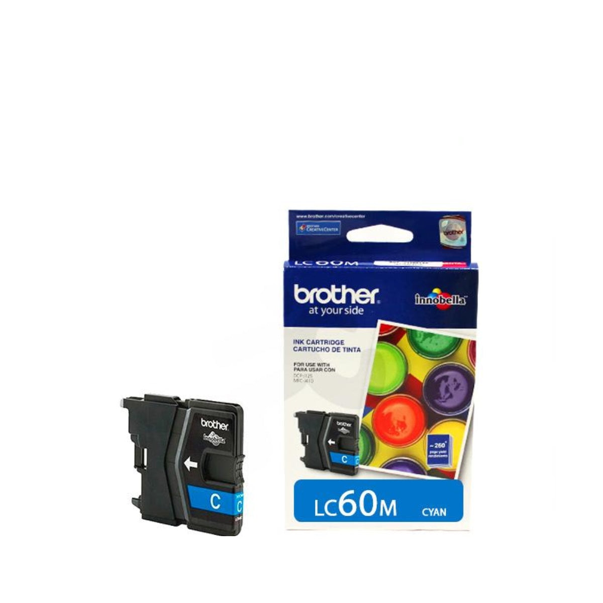 Cartucho Brother LC60 Cyan Original-BROTHER-tintas-para-impresora-en-santiago