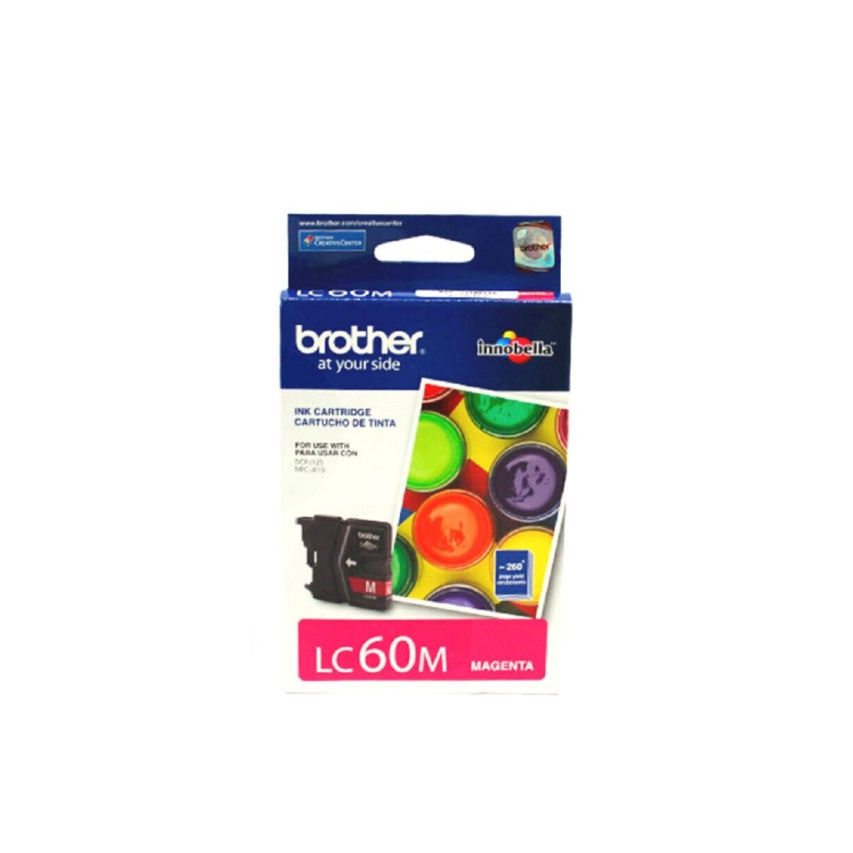 Cartucho Brother LC60 Magenta Original-BROTHER-tintas-para-impresora-en-santiago