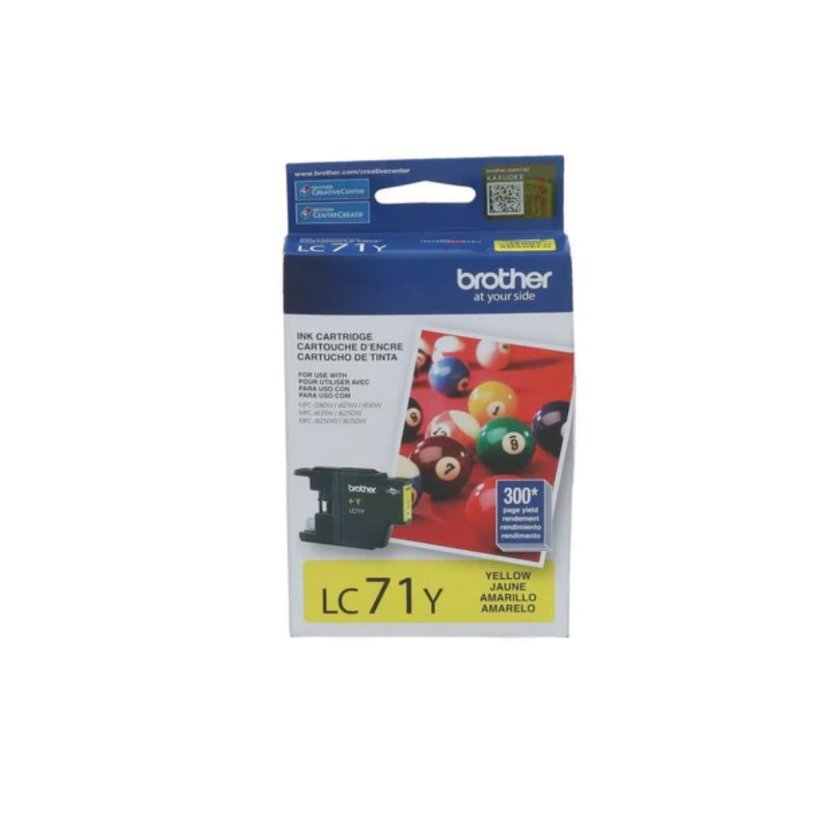 Cartucho Brother LC71 Yellow Original-BROTHER-tintas-para-impresora-en-santiago