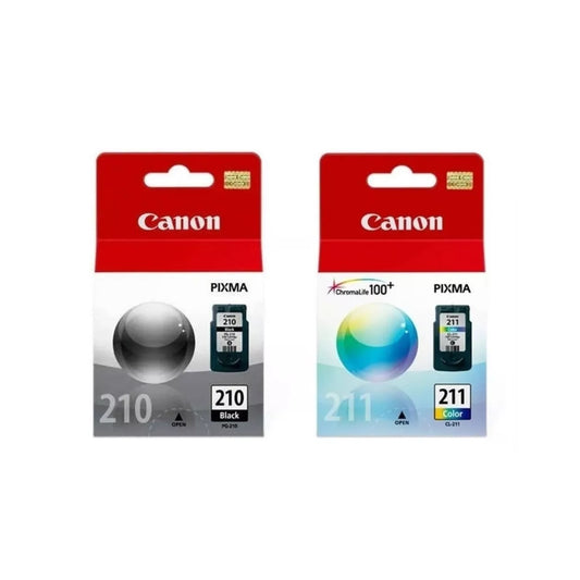 Pack Cartuchos Canon 210- 211 Original Negro / Tricolor-CANON-tintas-para-impresora-en-santiago