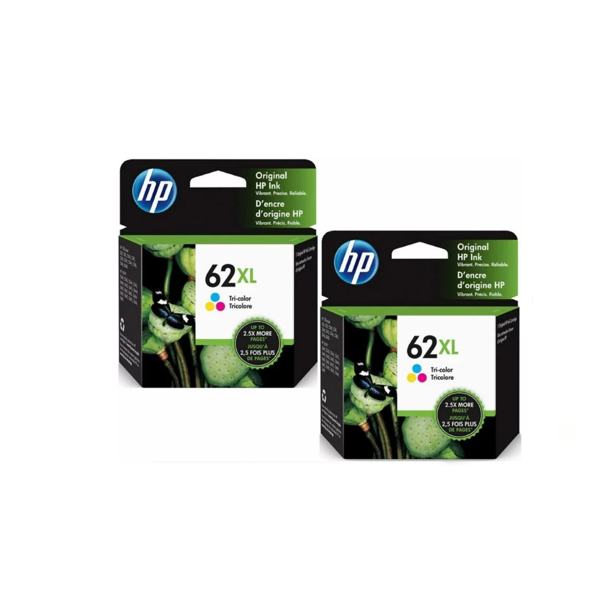 Pack Cartuchos hp 62XL Original Negro / Tricolor-HP-tintas-para-impresora-en-santiago