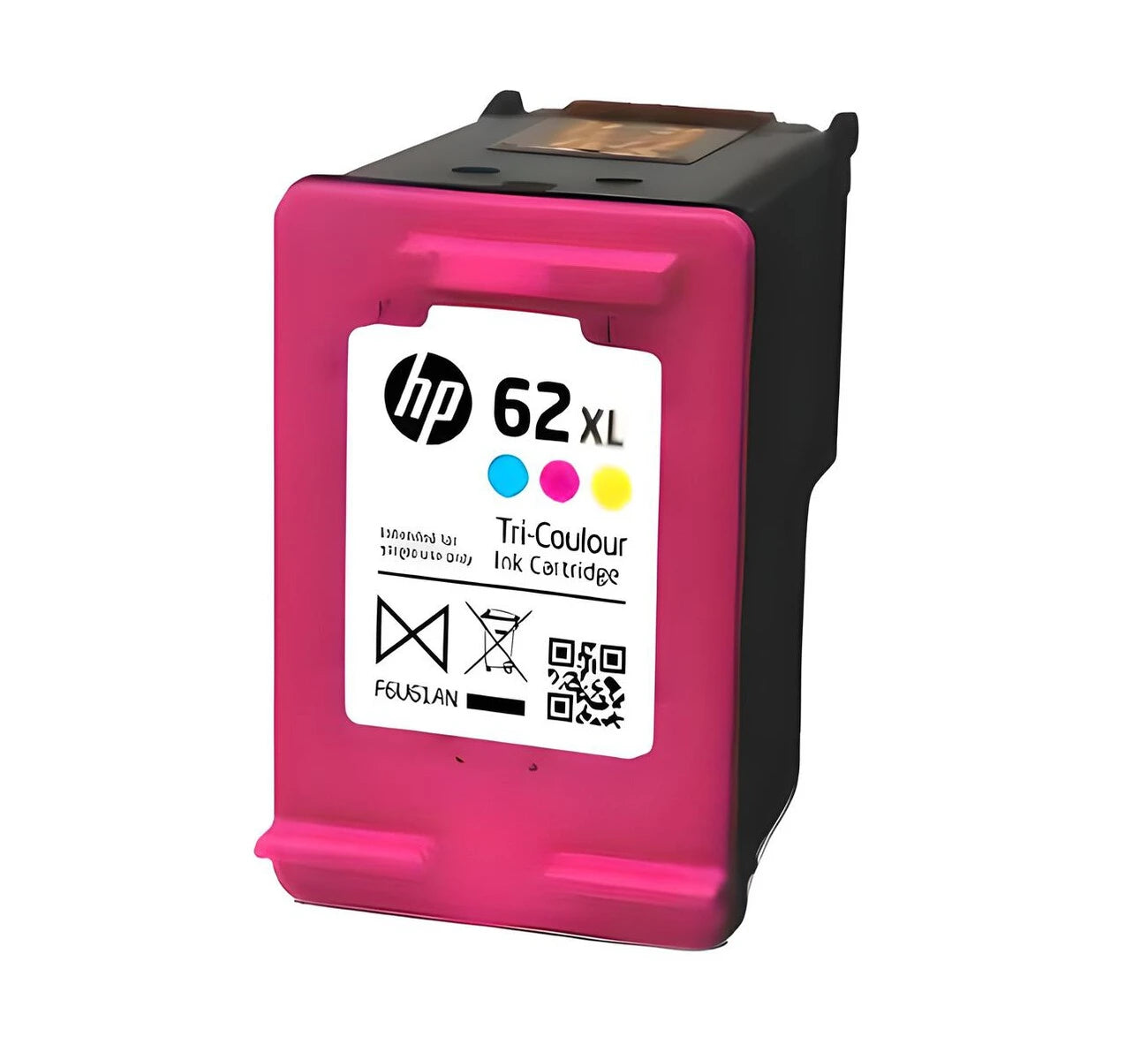 Cartucho de Tinta HP 62XL Tricolor Original – Alto Rendimiento