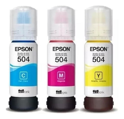 Botellas de Tinta Epson 504 M/C/Y Original Pack Epson