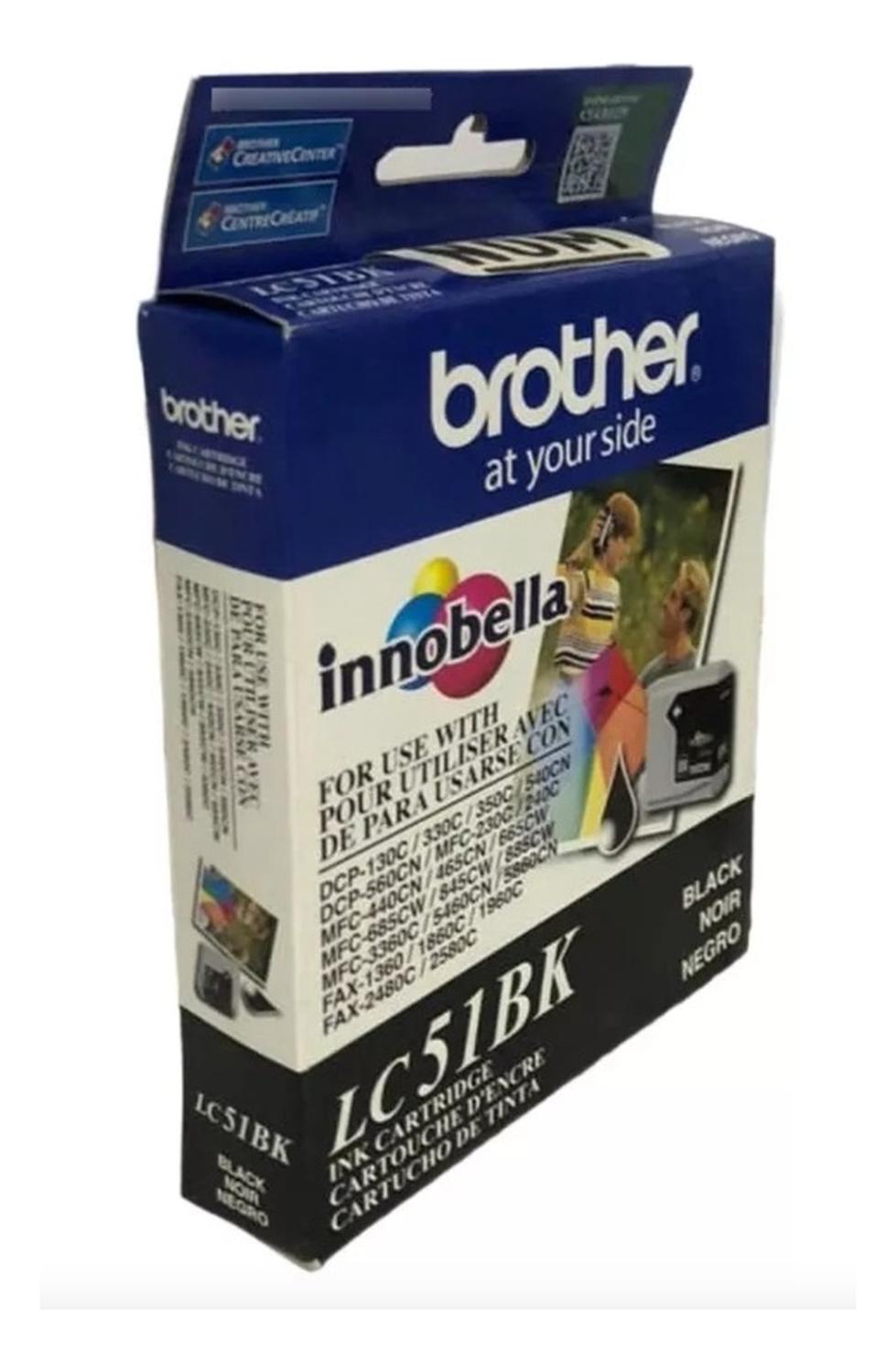Cartucho de Tinta Brother LC51 Negro Original Brother