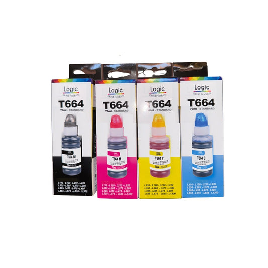 Pack Tintas compatibles para T664 L-110/120/350/355/365