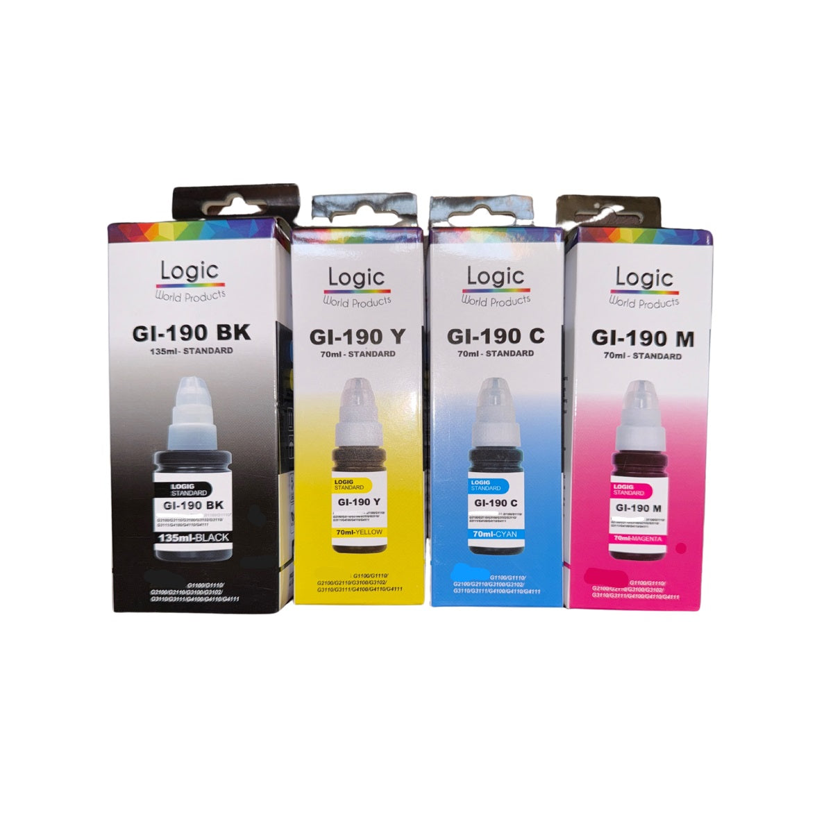 Pack Tintas Compatible para Gi-190 G2100/G2110/G3110