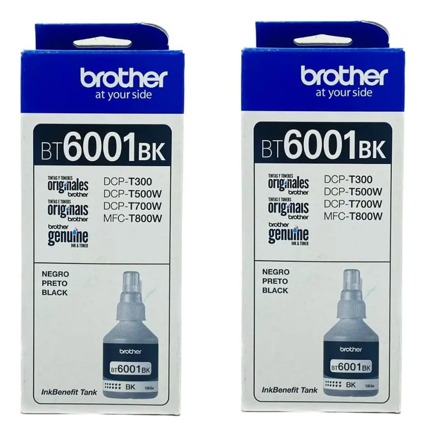 Botellas de Tintas Brother bt6001 Negro Original Pack Brother