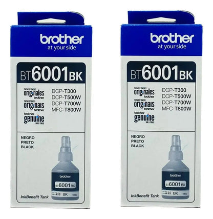 Botellas de Tintas Brother bt6001 Negro Original Pack Brother