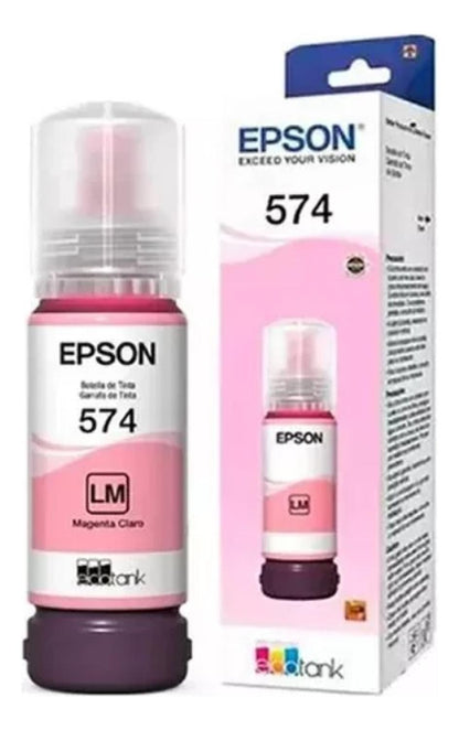 Botella Epson 574 Magenta Light Original Epson