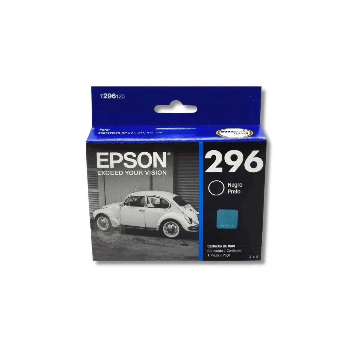Cartucho Epson 296 Negro