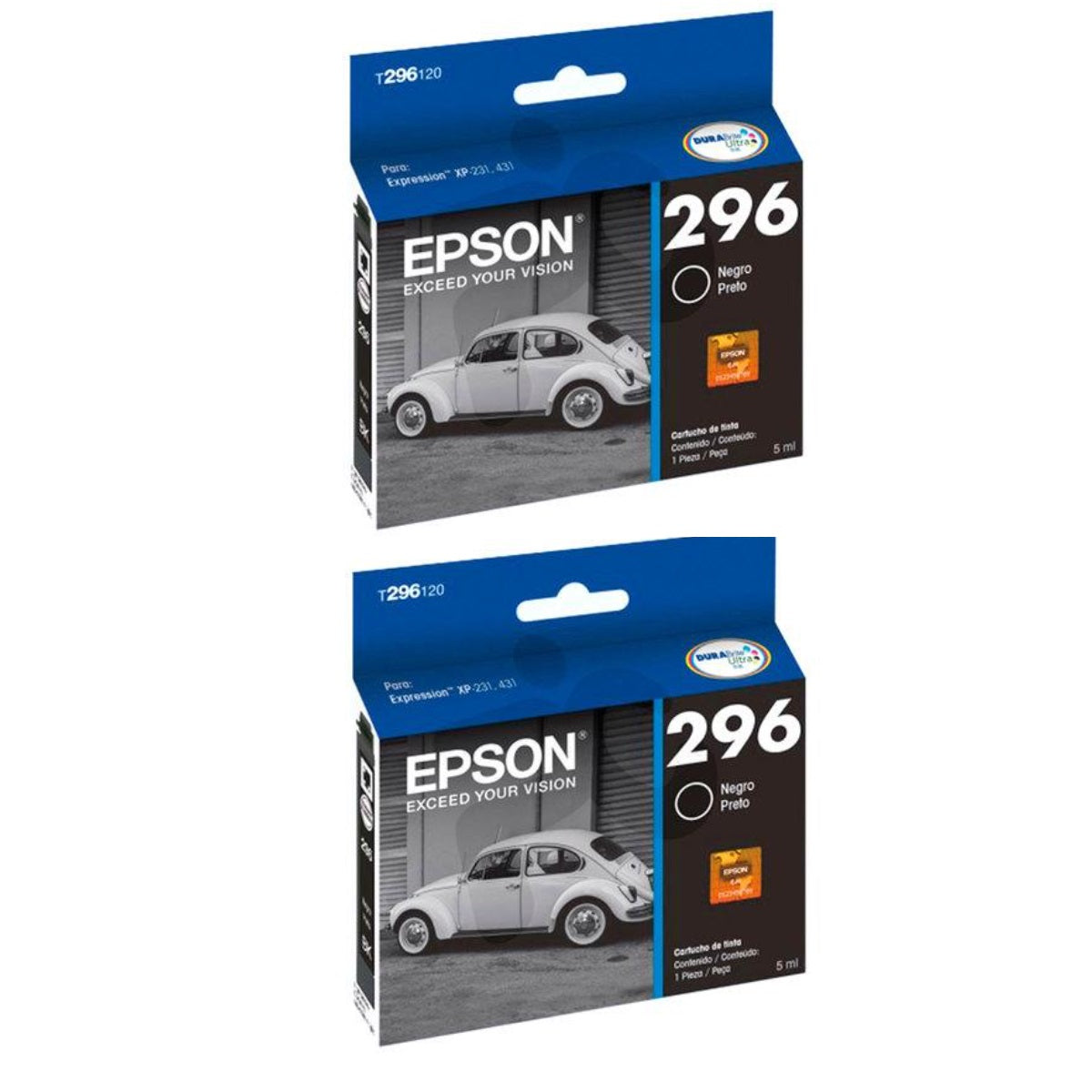 Pack Cartuchos Epson 296 Negros