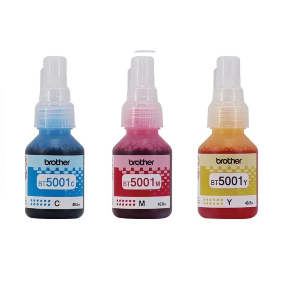 Pack 3 Tintas Brother BT5001 M/C/Y Original