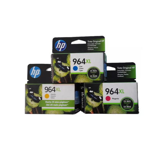 Pack Tintas Hp 964xl Cmy Originales 9010 9020
