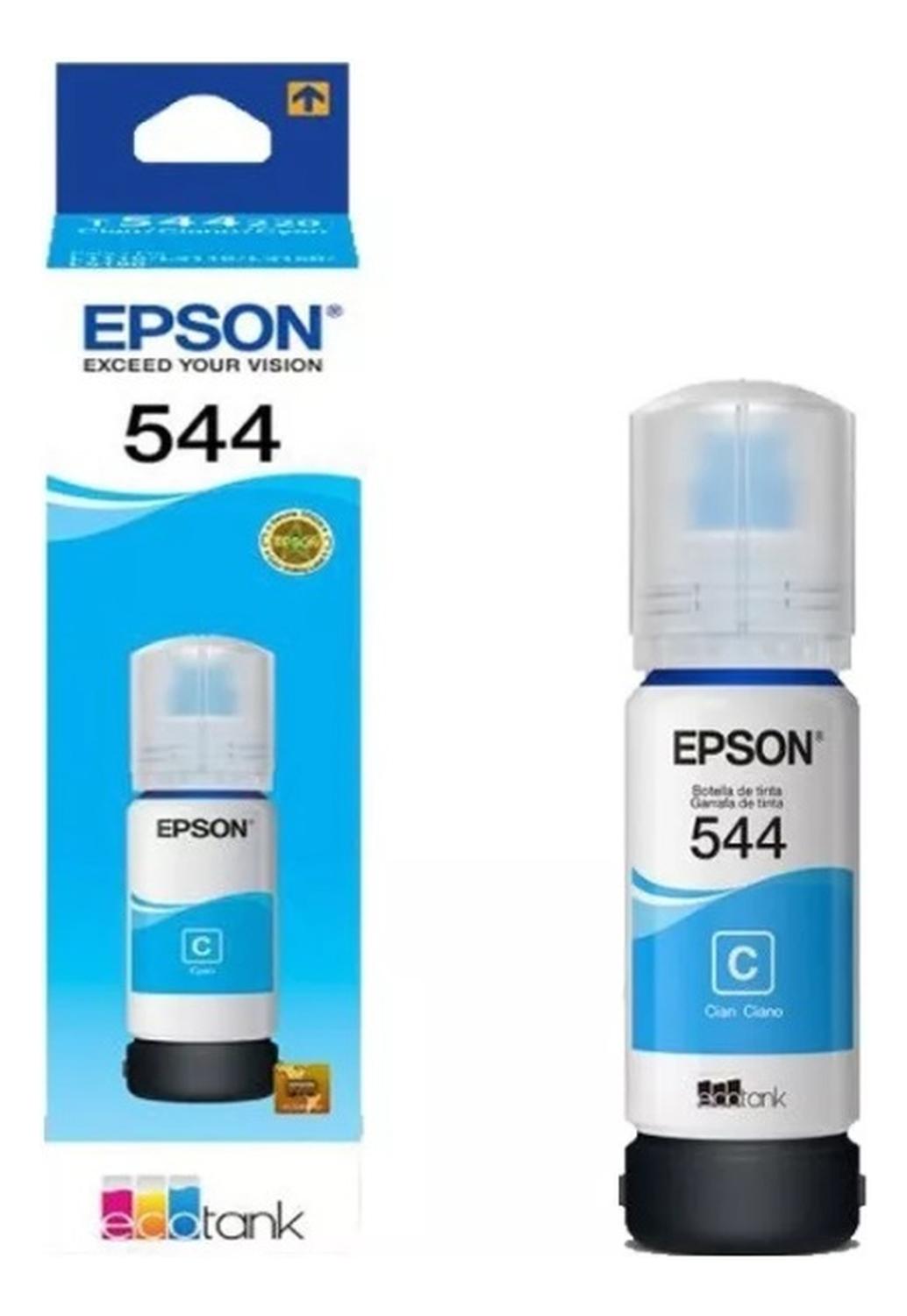 Botella Epson 544 Cyan Original Epson
