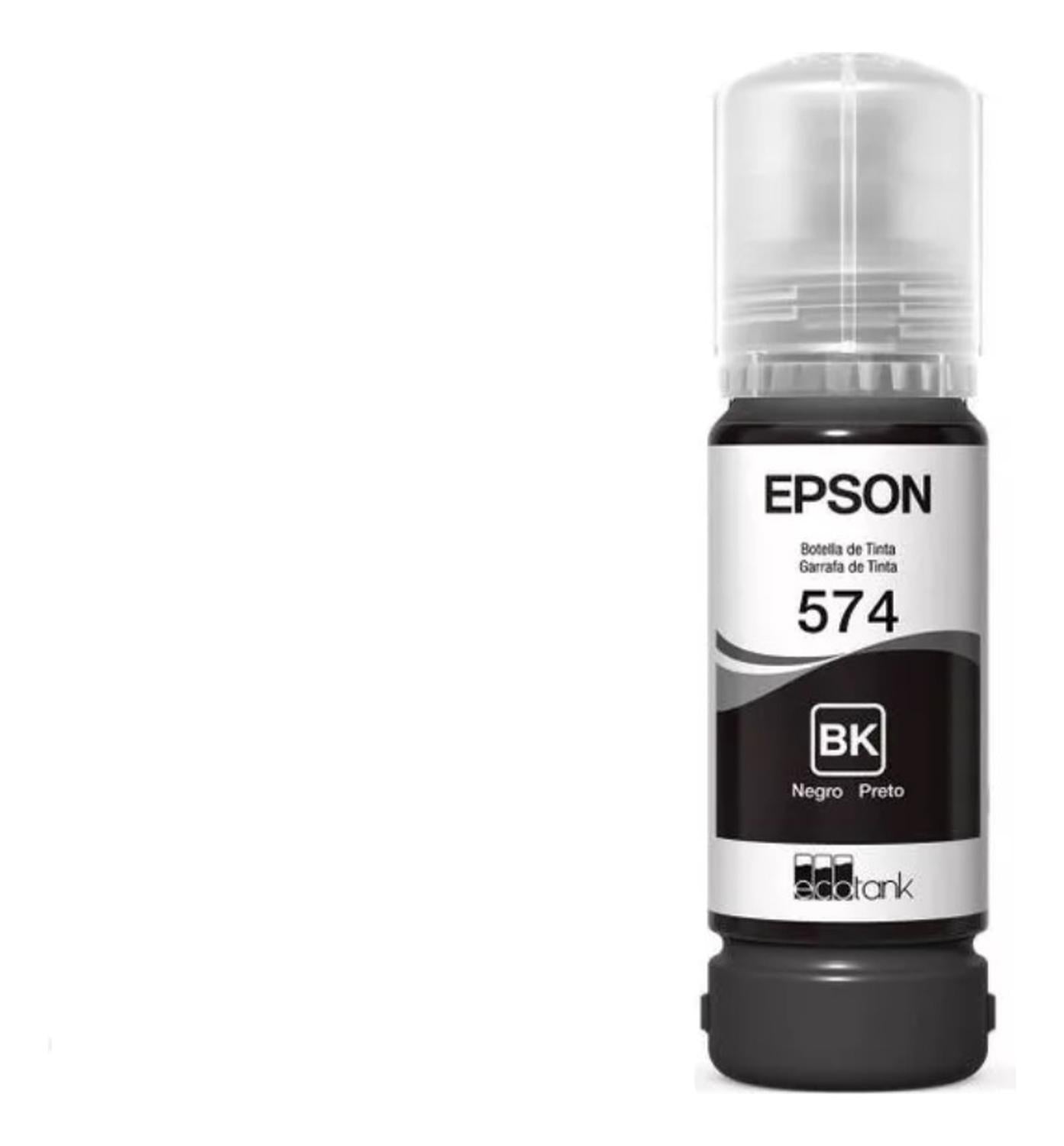 Botella Epson 574 Negro Original Epson