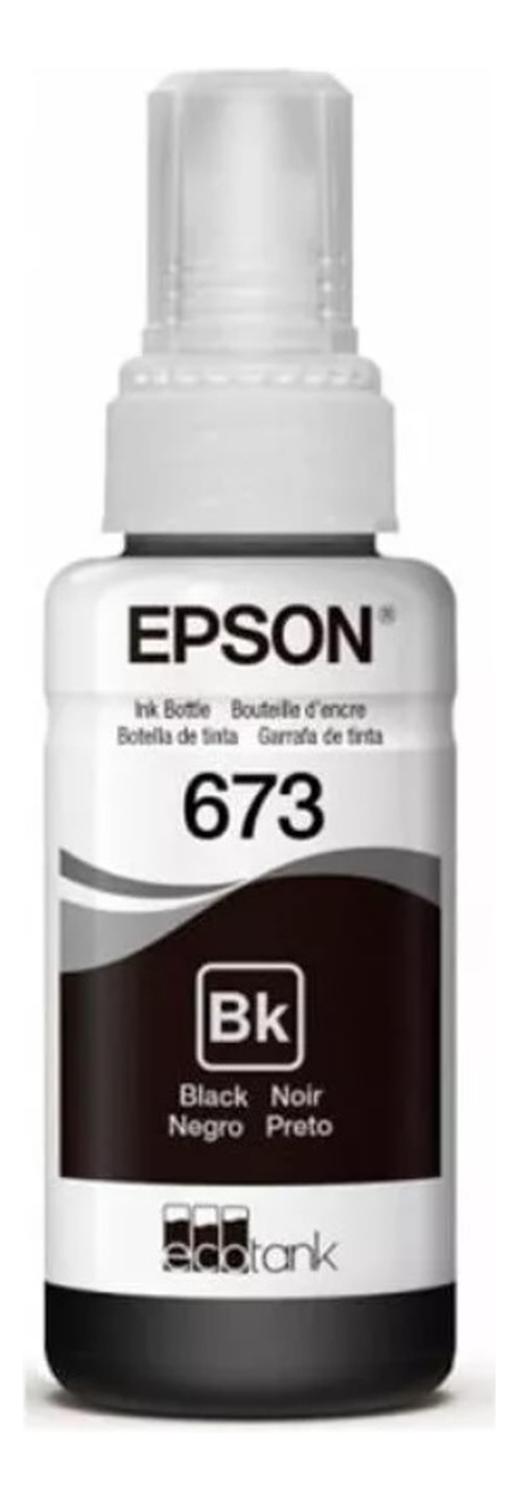 Botella Epson 673 Negro Original Epson