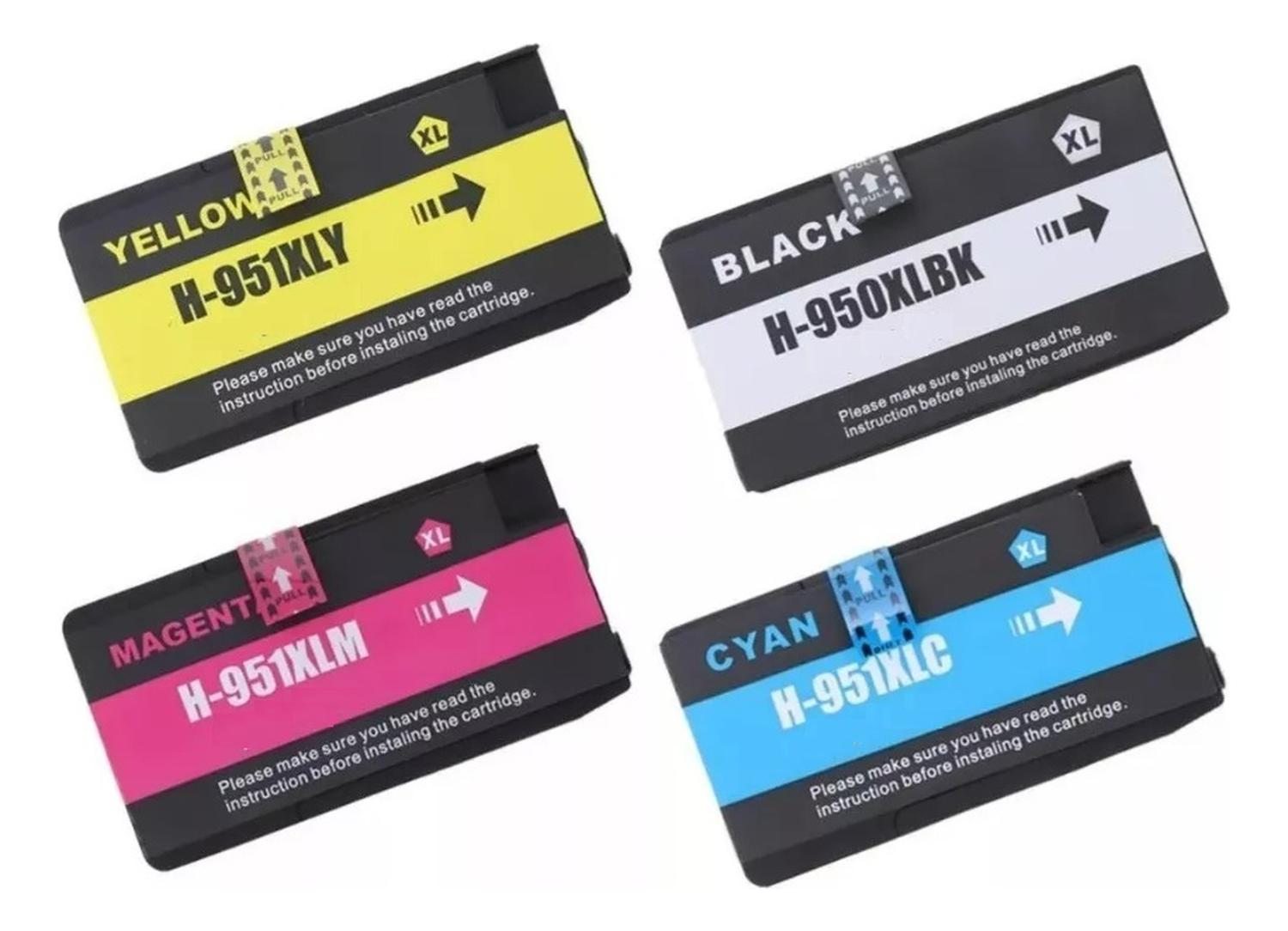 Cartuchos de Tintas Alternativo HP 950xl/951xl Pack Genérico