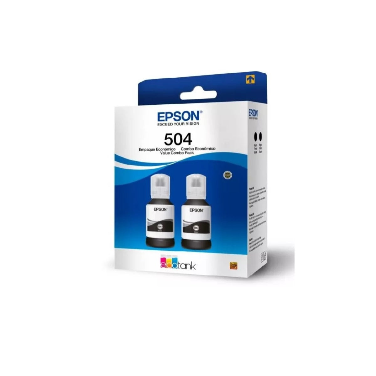 Pack 2 Tintas Epson 504 Negro Original