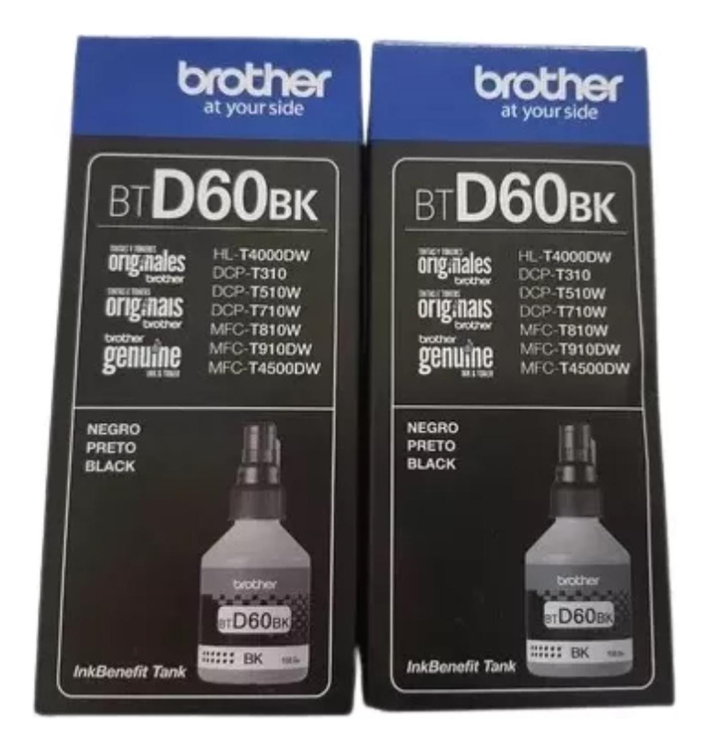 Botellas de Tintas Brother BTD60 Negro Original Pack Brother