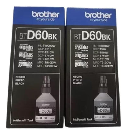 Botellas de Tintas Brother BTD60 Negro Original Pack Brother