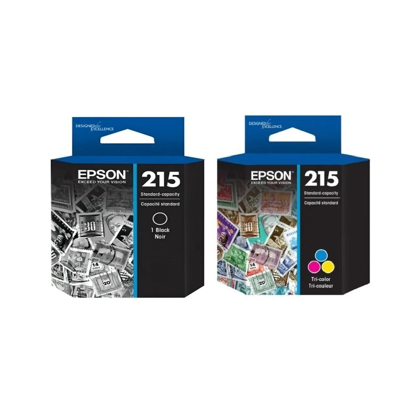 Cartuchos de Tinta Epson T215 Negro/Tricolor Pack Original Epson