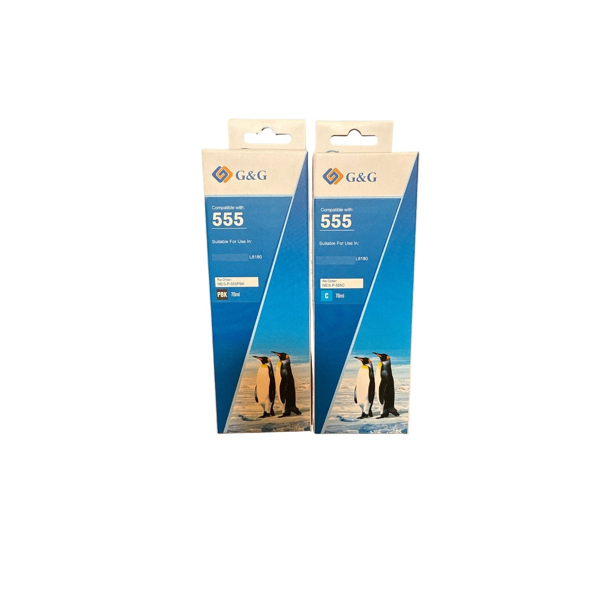 Pack Tintas Compatible para T554/T555 L-8160/L-8180