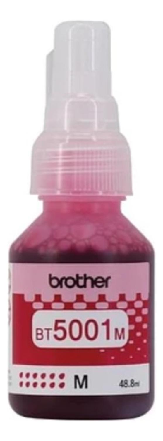Botella de Tinta Brother Bt5001 Magenta Original Brother
