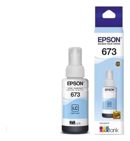 Botella Epson 673 Cyan Light Original Epson