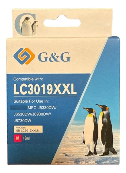 Cartuchos de Tinta Alternativo Brother Lc3019 Xxl J5330/j6530/j6730/ N/m/c/y Genérico