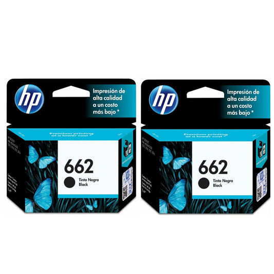 Pack 2 Cartuchos Hp 662 Negro Originales-HP-tintas-para-impresora-en-santiago